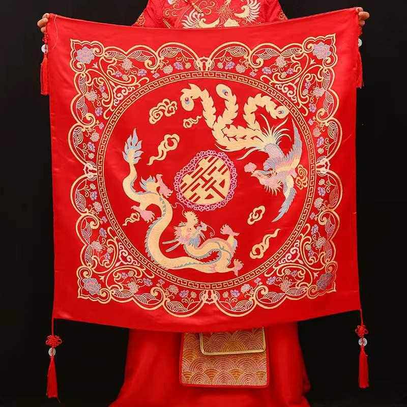 新款直销结婚红包袱皮女方新娘陪嫁套装娘家嫁妆包喜盆包裹布婚庆