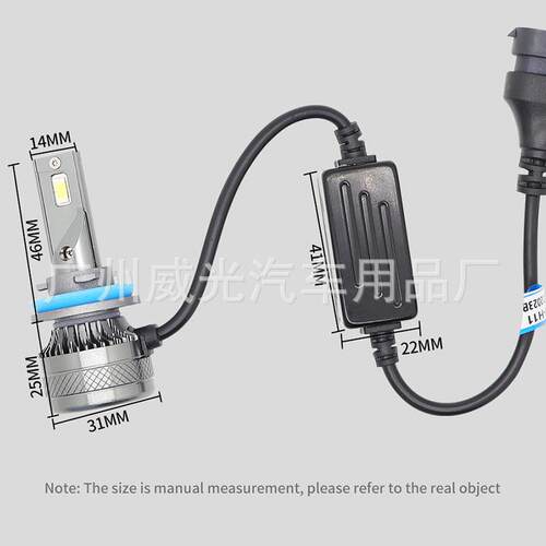 新款直销刀锋款48W汽车前大灯3570高亮前照灯可用9005雾灯改装远