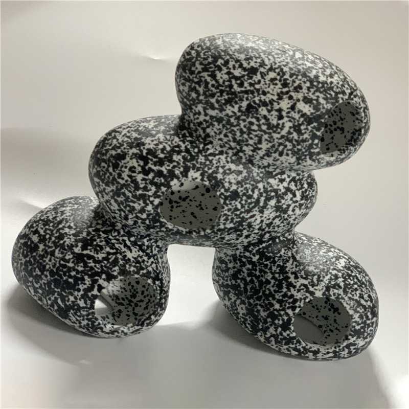 新款直销慈鲷石头三合一四合一短鲷躲避屋鱼虾屋繁殖罐仿真陶罐鱼