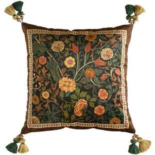 新款直销5ZW凯茜美式氛围感复古轻奢欧式抱枕床头靠垫沙发靠枕8