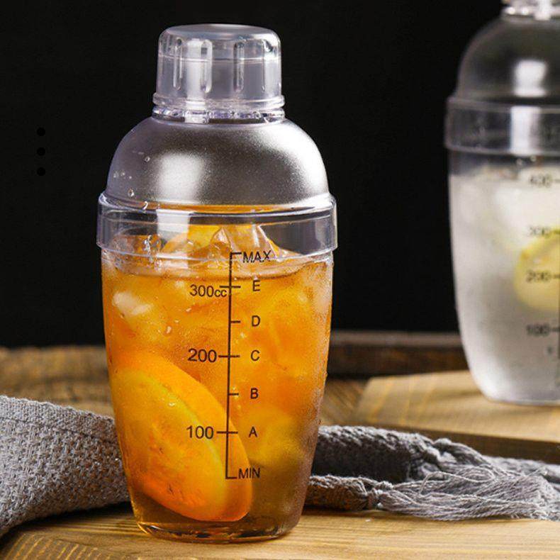 新款直销雪克杯AS薄款全套奶茶店柠檬茶专用摇摇杯雪克壶塑料调酒