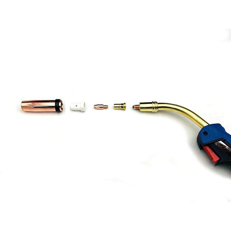 新款直销常州焊割气保焊枪配件宾采尔MB501D水冷3米铝焊枪氩弧焊