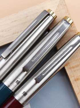 新款直销英雄329老款钢笔 学生用钢套财务铱金笔白领办公0.38mm8