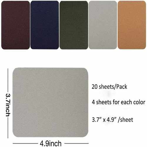 新款直销彩色长方形仿牛仔布熨烫补丁背胶毛衣衬衣贴膝盖肘部布贴