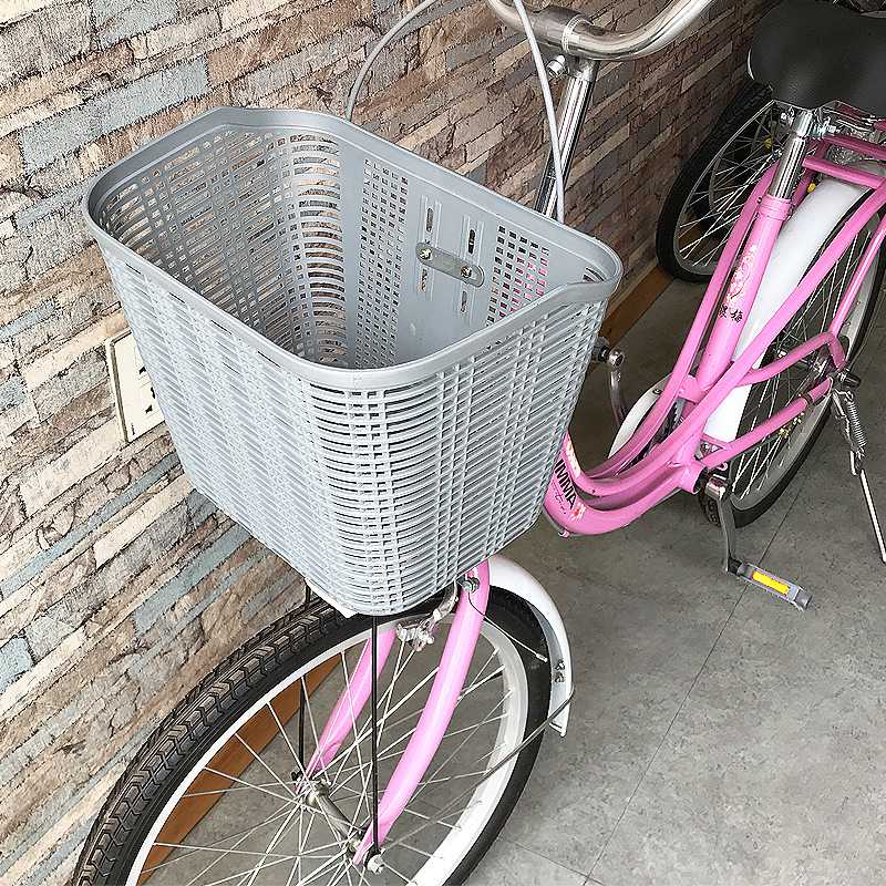 新款直销自行车车篮 车筐806折叠自行车车篮子前置塑料电动车车筐