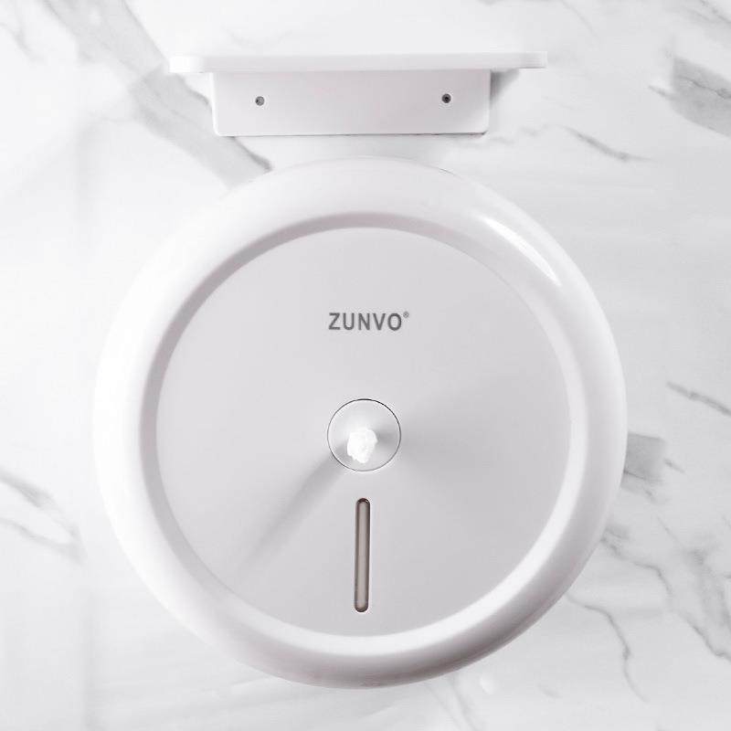 新款直销酒店商用中心抽大卷纸盒壁挂式卫生间大盘纸巾盒自动断纸