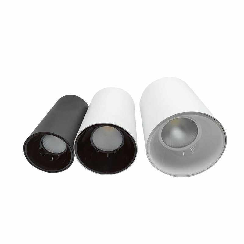 新款直销源头工厂一件LED明装筒灯COB射灯防眩吸顶式展厅超市吊顶,家装灯饰光源,轨道灯,淘宝优惠券,粉丝福利购,淘宝优惠卷