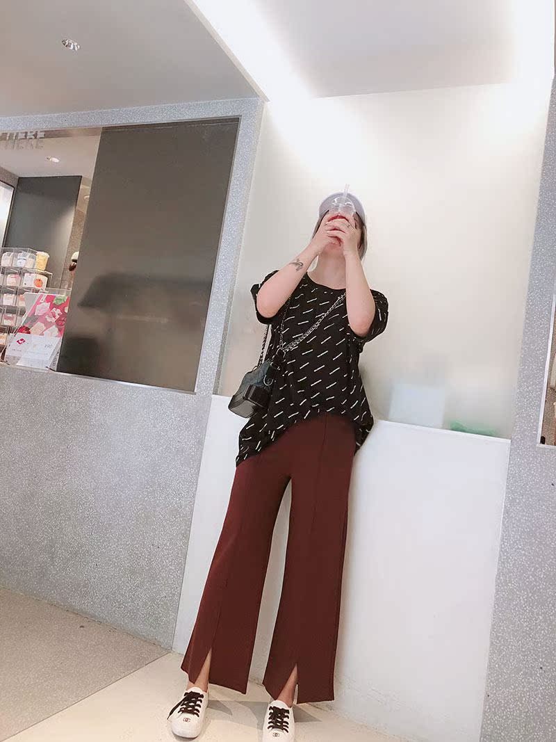 花边下大码女装秋新松紧腰宽直筒阔腿裤休闲前开叉弹力200斤|msdalam kategori Aksesori Digital 3C, pasaran komponen elektronik, komponen elektronik, Komponen lain - dari Buy2taobao.com untuk memberikan perkhidmatan ejen Taobao profesional membeli