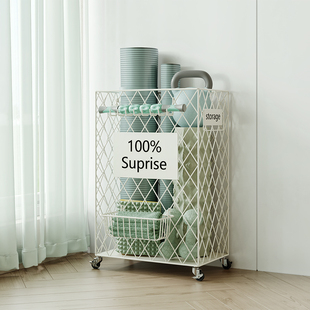 运动健身器材泡沫轴放瑜伽垫收纳篮收纳筒收纳筐神器放置架带轮