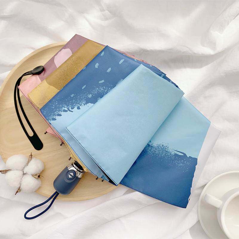 抽象涂鸦超轻小五折遮太阳伞全自动创意小清新韩版折叠晒可爱雨伞|msdalam kategori rumah harian, payung/gear hujan/Rain/Lembap-bukti, payung - dari Buy2taobao.com untuk memberikan perkhidmatan ejen Taobao profesional membeli