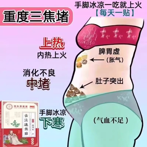 张仲景上热下寒通焦贴