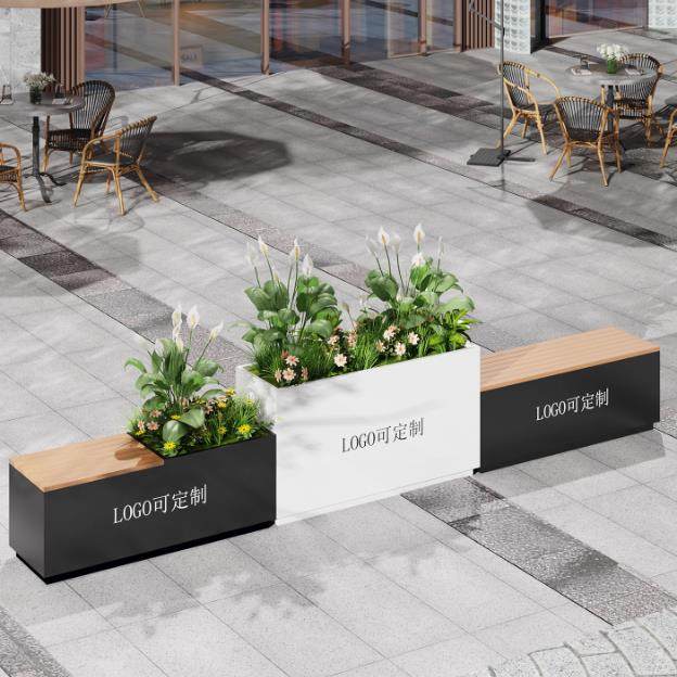 定制户外不锈钢花箱阳台种植箱广场商业街长方形花坛铁艺成品花槽,商业/办公家具,花坛/花箱,淘宝优惠券,粉丝福利购,淘宝优惠卷
