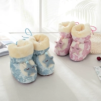 Детские высокие утепленные туфли, утепленный детский шнурок-держатель для новорожденных, 6-12 мес., мягкая подошва