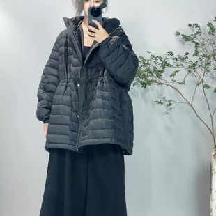 珍夕2025新款 冬季 长袖 纯色宽松百搭款 羽绒服 立领连帽短款 Z·X