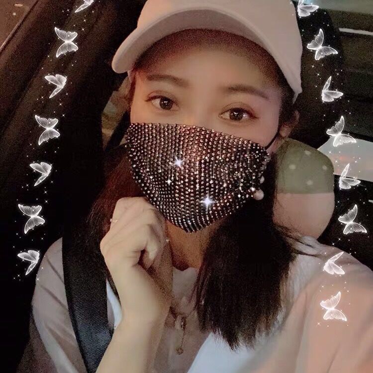 防晒口罩女防紫外线网红主播直播