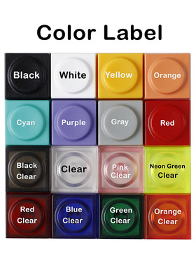 Doys彩色积木玩具键帽1U无刻16种颜色透明磨砂德国PC机械键盘键帽