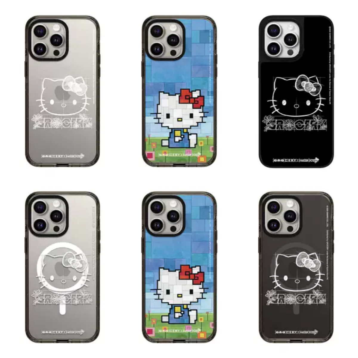 C家MagSafe限定积木KT凯蒂猫适用于苹果磁吸手机壳iPhone17Air透明16ProMax高级感15防摔14卡通13新款12全包