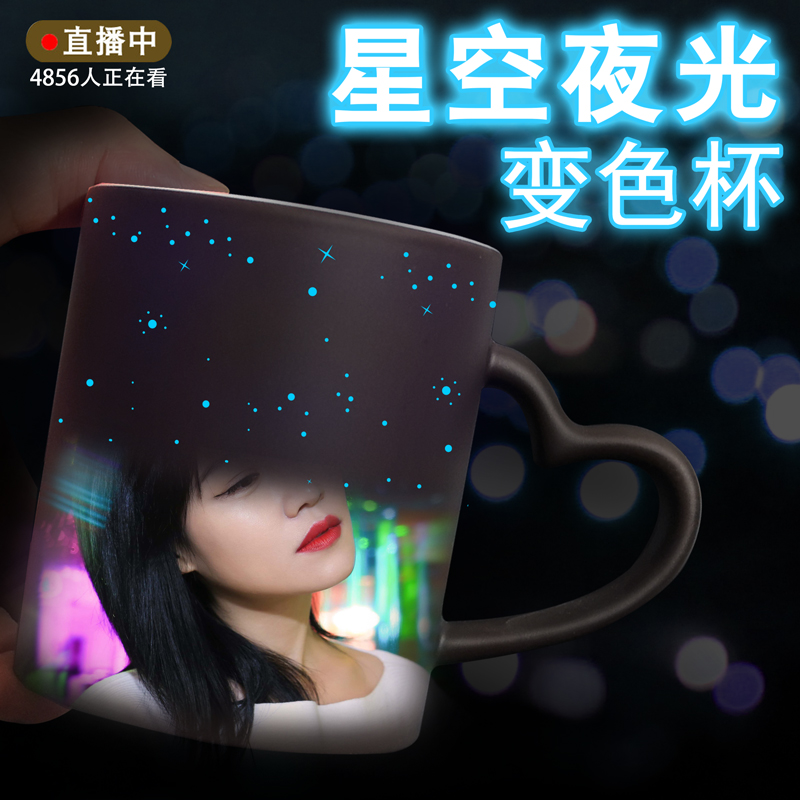 diy¶¨ÖÆÀñÎï´´Òâ¶¶ÒôÐÇ¿ÕÌÕ´ÉÂí¿Ë±äÉ«±×ÓÓ¡ÕÕÆ¬´ø¸ÇÉ×Çé¼òÔ¼