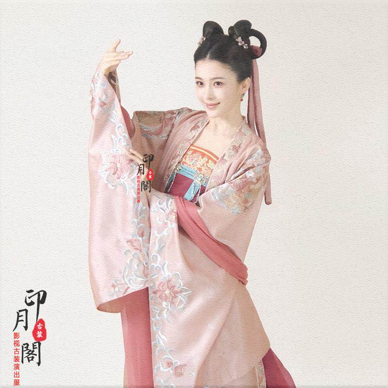 影视装长安同款古装唐朝女士古装襦裙贵妃服仙女汉服古典舞蹈服