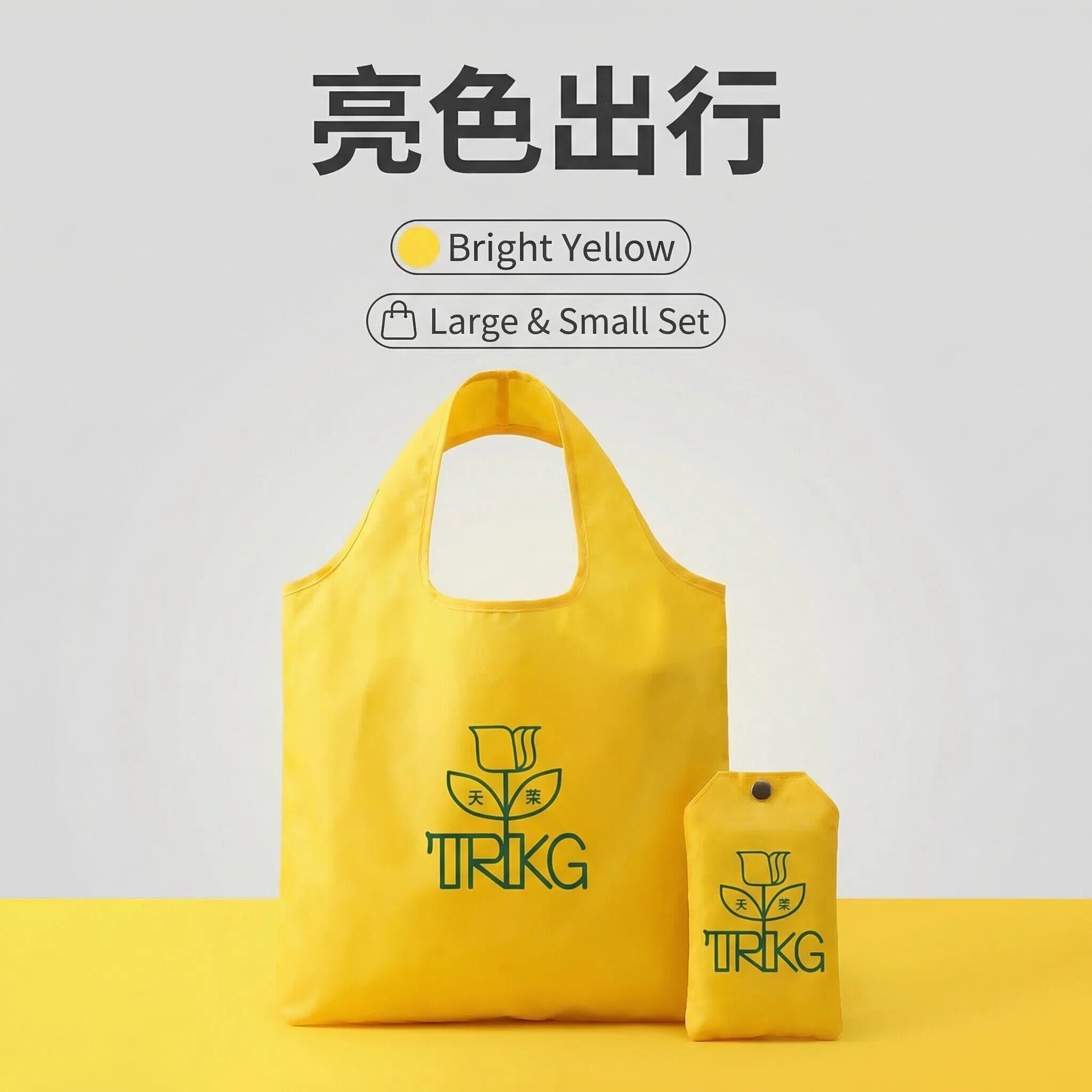 折叠便携防水手提袋定制logo图片