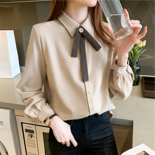 衬衫女春秋2025新款设计感小众上衣宽松磨毛加厚覆古加绒长袖衬衣