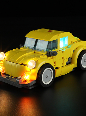 YEABRICKS灯饰适用乐高ICONS系列10338大黄蜂积木LED灯光改装配件