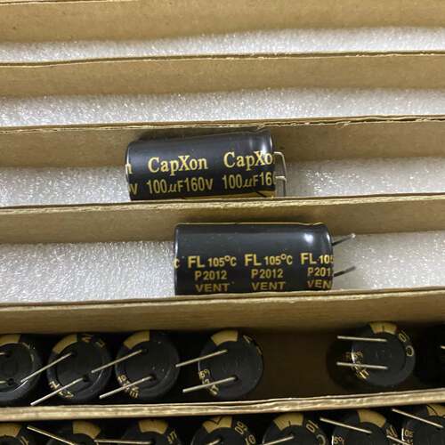 可议价CapXon丰宾台产160V 100UF电解电容，202