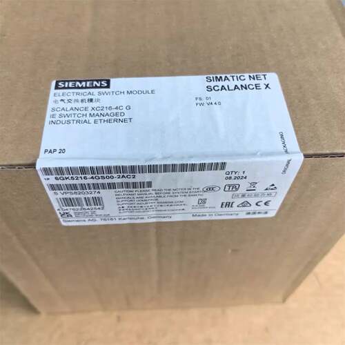 可议价未开封XC216，6GK5216-4GS00-2AC