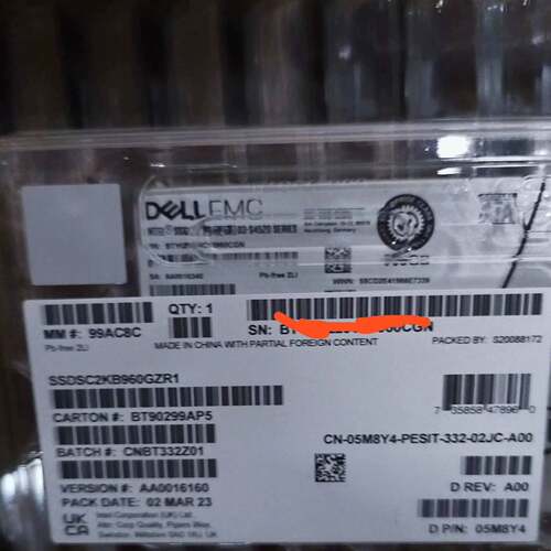 可议价INTEI：S4520 960G SATA3.0 6GP/S