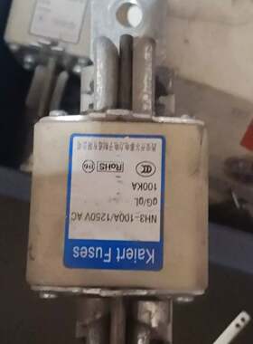可议价西安开尔泰Kaiert Fuses熔断器NH3-100A/1