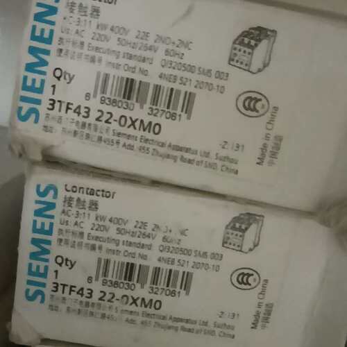 议价3TF4322-0XM0交流接触器可维修
