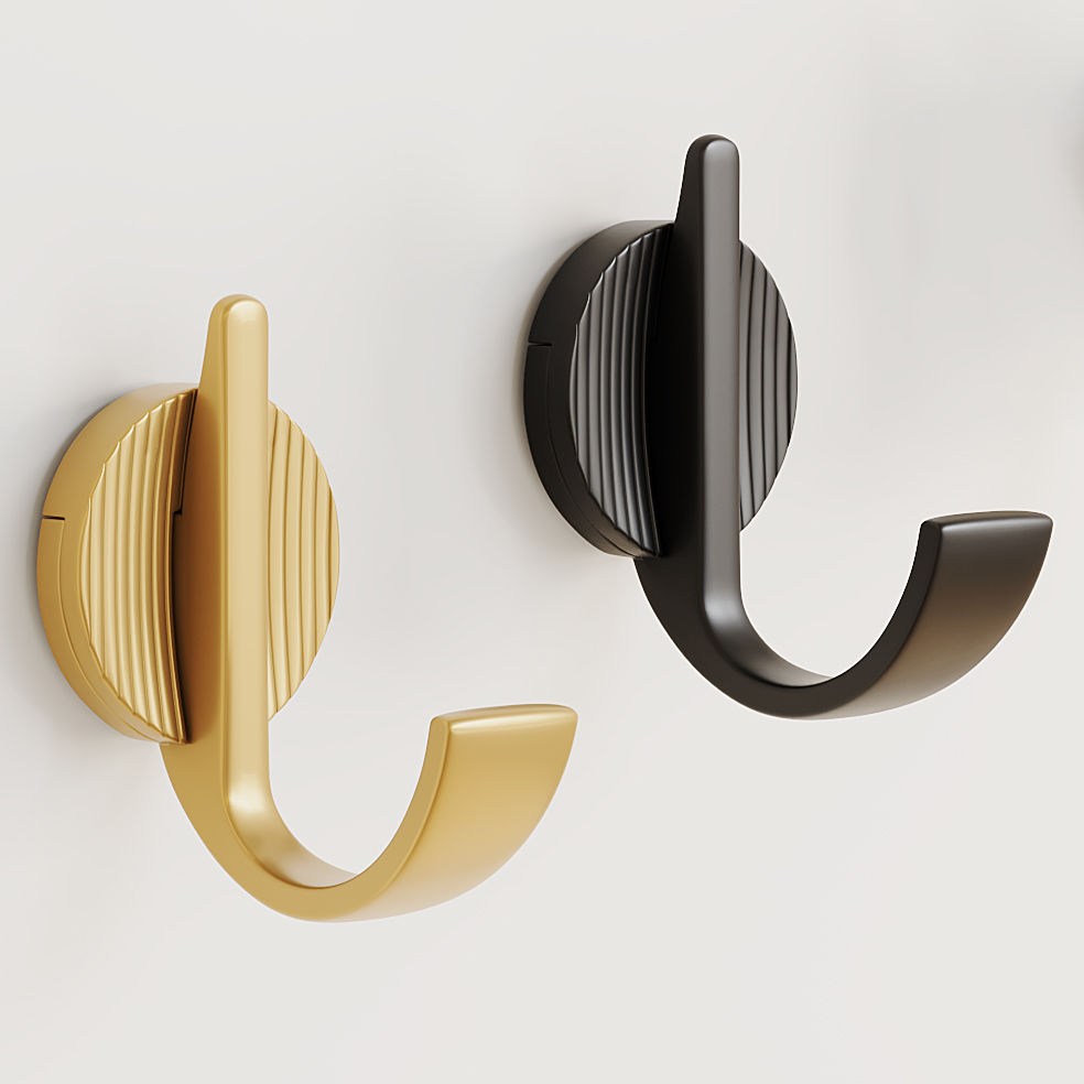 挂衣钩超强承重现代简约车漆工艺