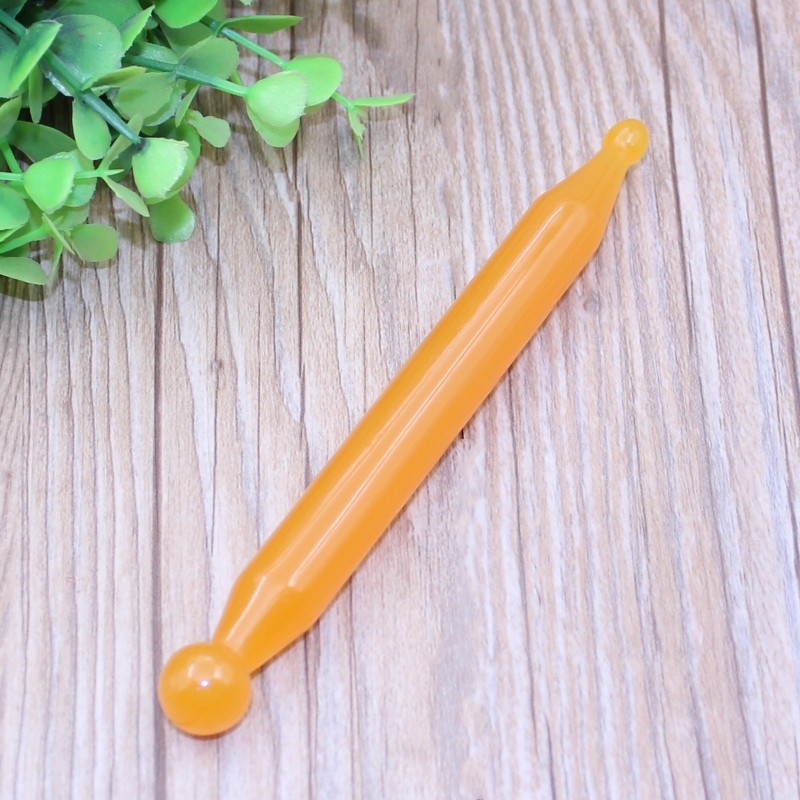 蜜蜡点穴棒拨筋棒美容棒 树脂按摩点穴笔 敲胆经