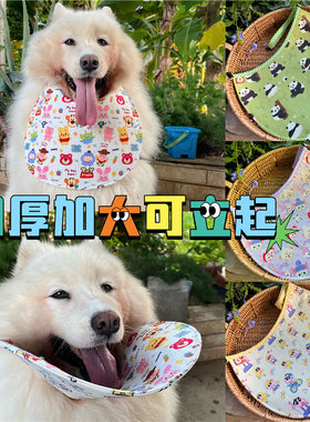 金毛阿拉斯加狗可调节围嘴