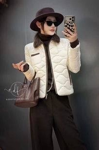 专注中高端女装清货2025年冬季款LD+时尚百搭洋气显瘦鹅绒羽绒服