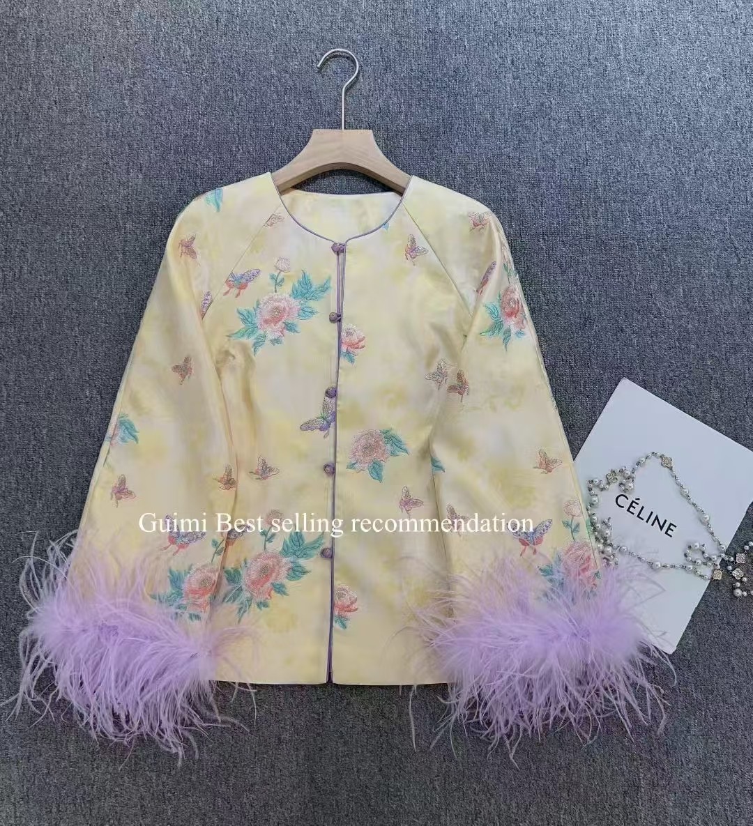 专注中高端女装清货2026年冬季款Guimi+新中式国风盘扣短外套,女装/女士精品,短外套,淘宝优惠券,粉丝福利购,淘宝优惠卷