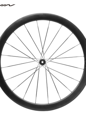 Avian飞鸟CR5 DB碟刹碳纤维公路自行车轮组45开口真空碳辐条960克
