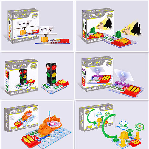 亚马逊英文外贸儿童科技小制作套装学生创意diy科学实验玩具材料