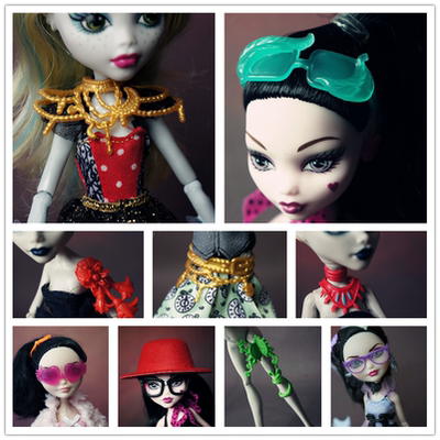 正版怪物高中童话精灵配饰