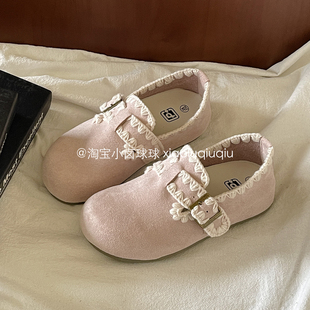 穆勒休闲鞋 百搭一脚蹬平底懒人鞋 全包勃肯鞋 小卤球球2026早春新款