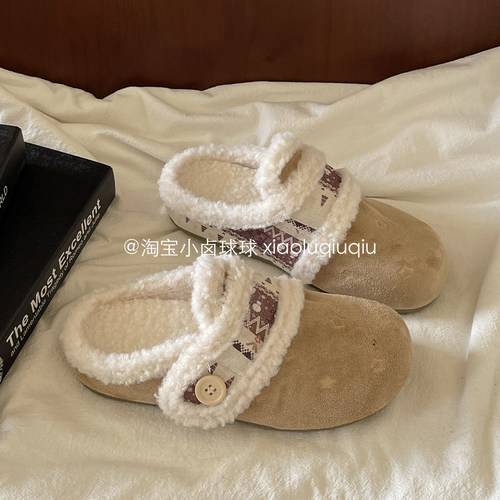 小卤球球勃肯鞋女鞋冬2025新款