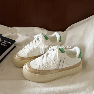 小卤球球面包鞋厚底小白鞋夏季女鞋2026新款今年流行爆款休闲板鞋