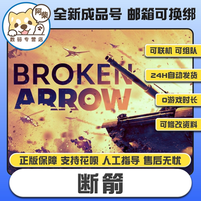 Steam正版游戏PC中文 断箭 steam成品账号白号 断箭 全新成品号0时长