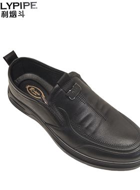 宾利烟斗男鞋2025春季新款时尚休闲百搭厚底男单鞋83012