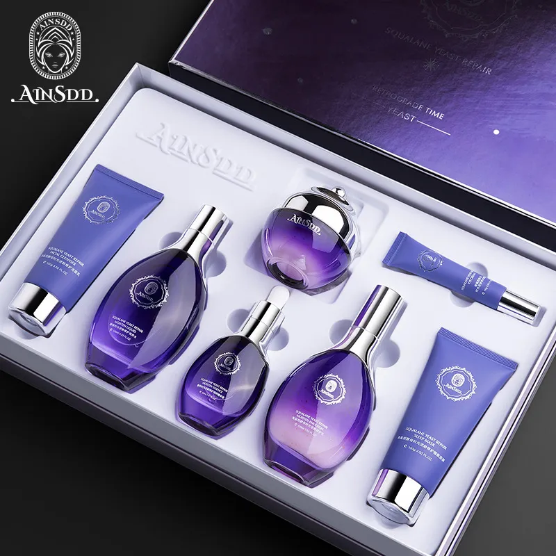 AIN.SDD安妮诗黛角鲨烷护肤品套装补水保湿滋润护肤套盒水乳套装