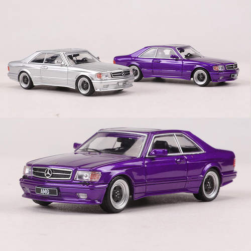 新款 Rhino Model RM 1:64奔驰560SEC AMG仿真合金汽车模型收藏