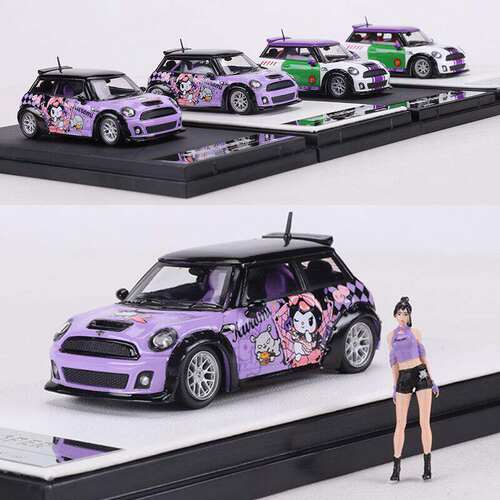 新款 AM 1:64MINI Cooper迷你古巴库洛米/巴斯光年涂装合金车模型