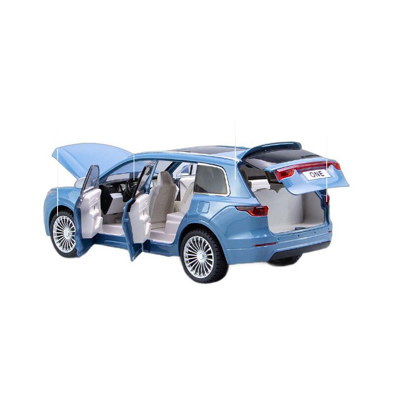 合金汽车模型1:24理想ONE新能源轿车SUV玩具礼物热销工厂