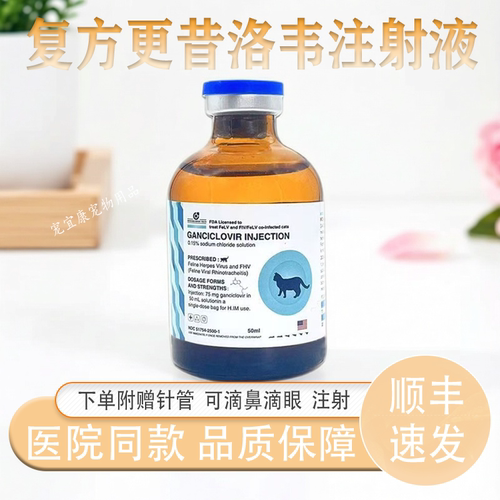 美国进口复发更昔洛韦注射液猫咪