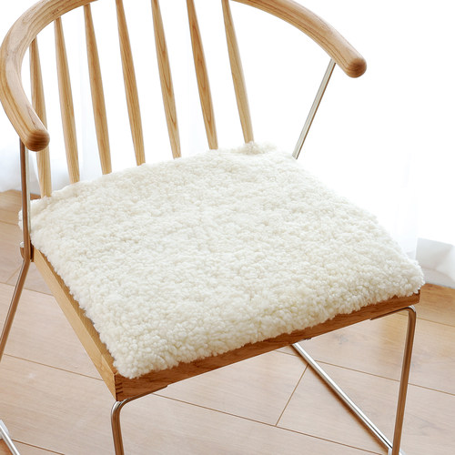 免打理皮毛一体纯羊毛沙发垫椅垫餐椅垫坐垫